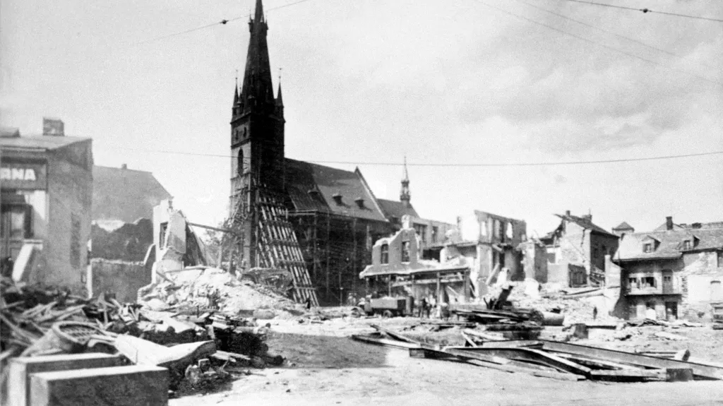 Ústí nad Labem na jaře 1945