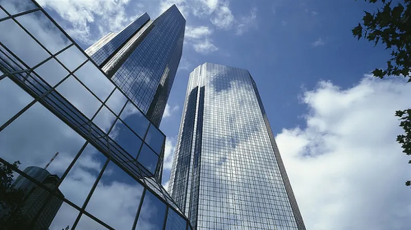 Sídlo Deutsche Bank ve Frankfurtu