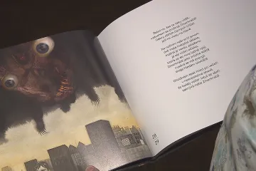 Tam uvnitř něco je. Hororové básničky Tomáše Peřiny s ilustracemi Františka Skály