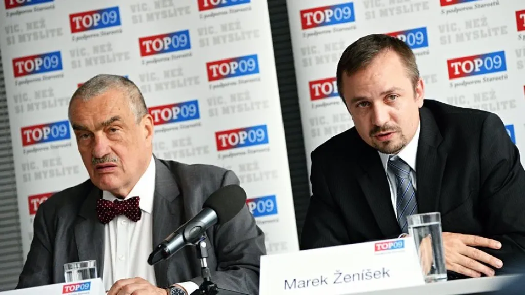 Karel Schwarzenberg a Marek Ženíšek