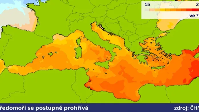 Teploty Středomoří