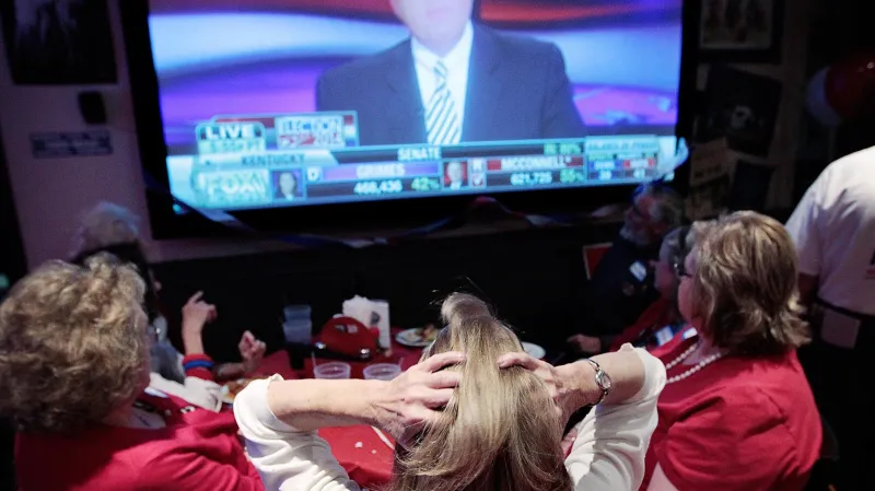 Napětí při oznamování volebních výsledků