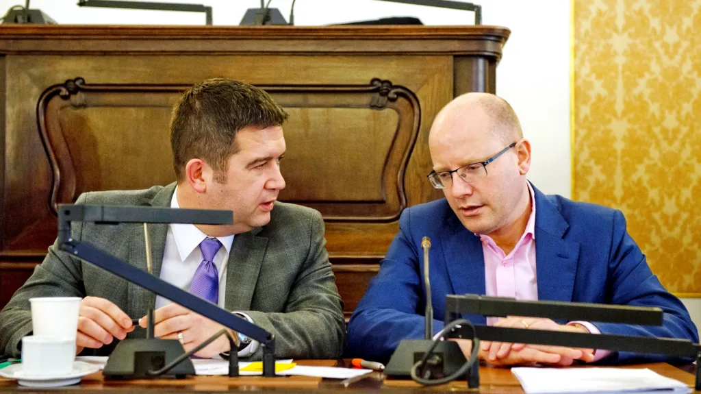 Jan Hamáček a Bohuslav Sobotka