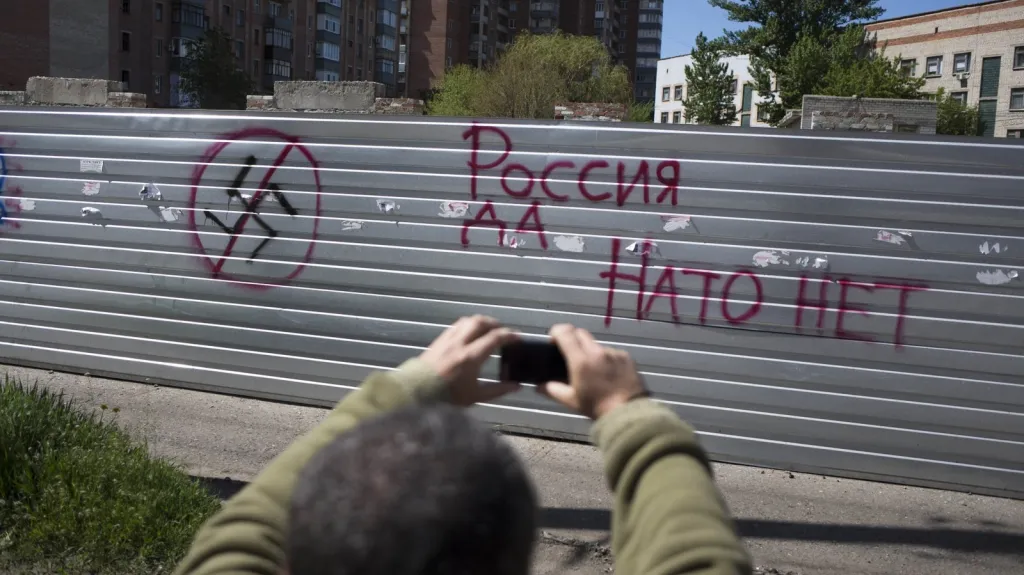 Odpor proti organizaci NATO na východě Ukrajiny
