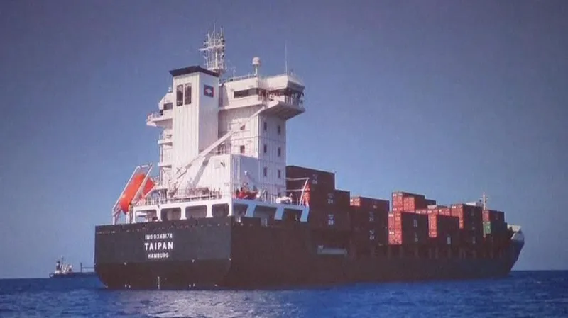 Unesená loď MV Taipan