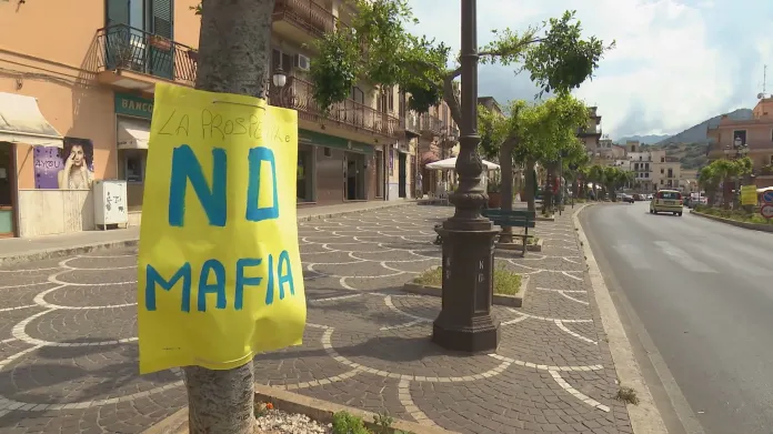 Protest proti mafiánským praktikám na Sicílii