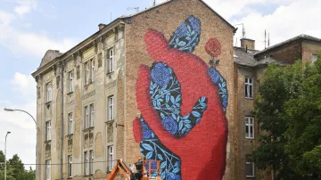 Práce Tadase Šimkuse (Litva) v Korandově ulici