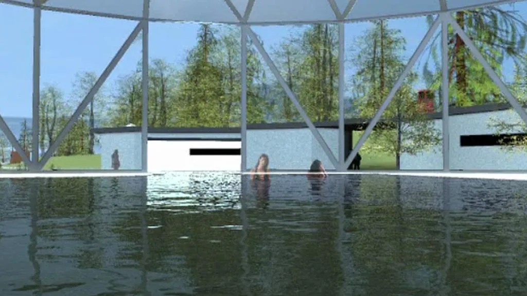 Vizualizace termálních lázní