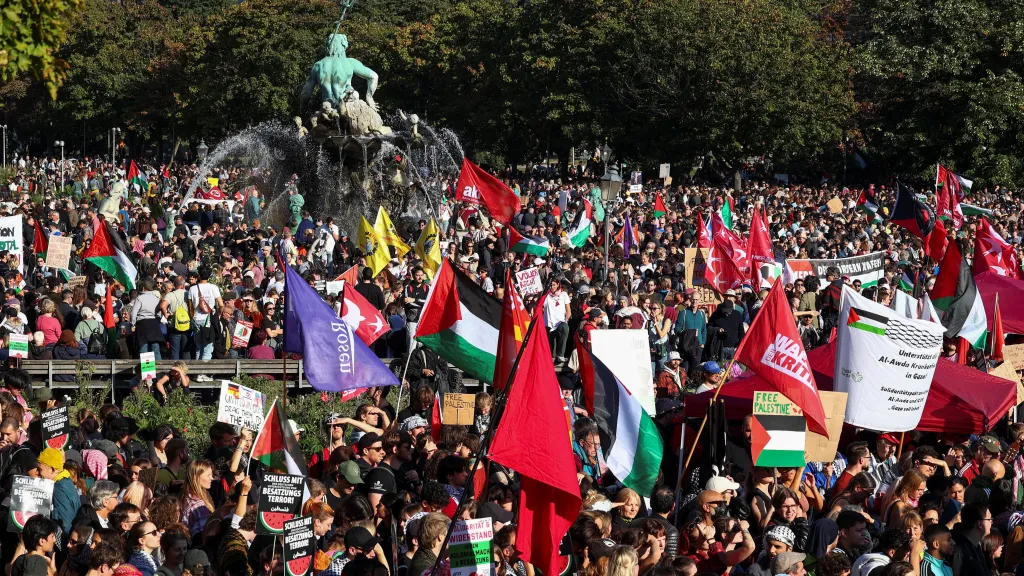 Demonstrace v Berlíně