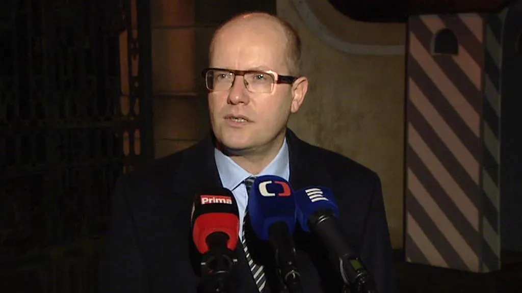 Sobotka po setkání se Zemanem