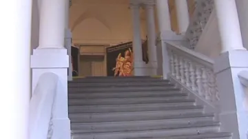 Jihočeské muzeum / hlavní schodiště
