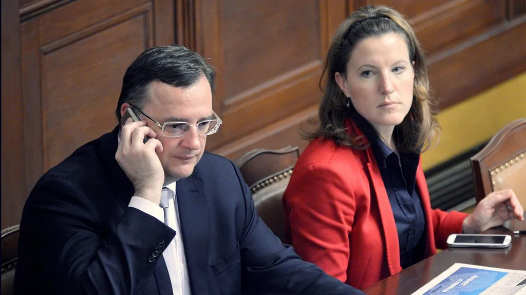 Petr Nečas a Karolína Peake