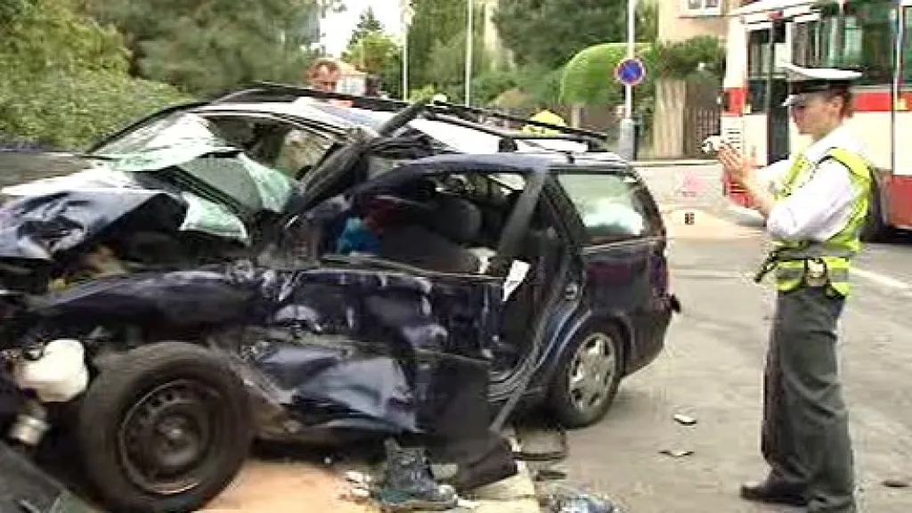 Vrak vozu po nehodě