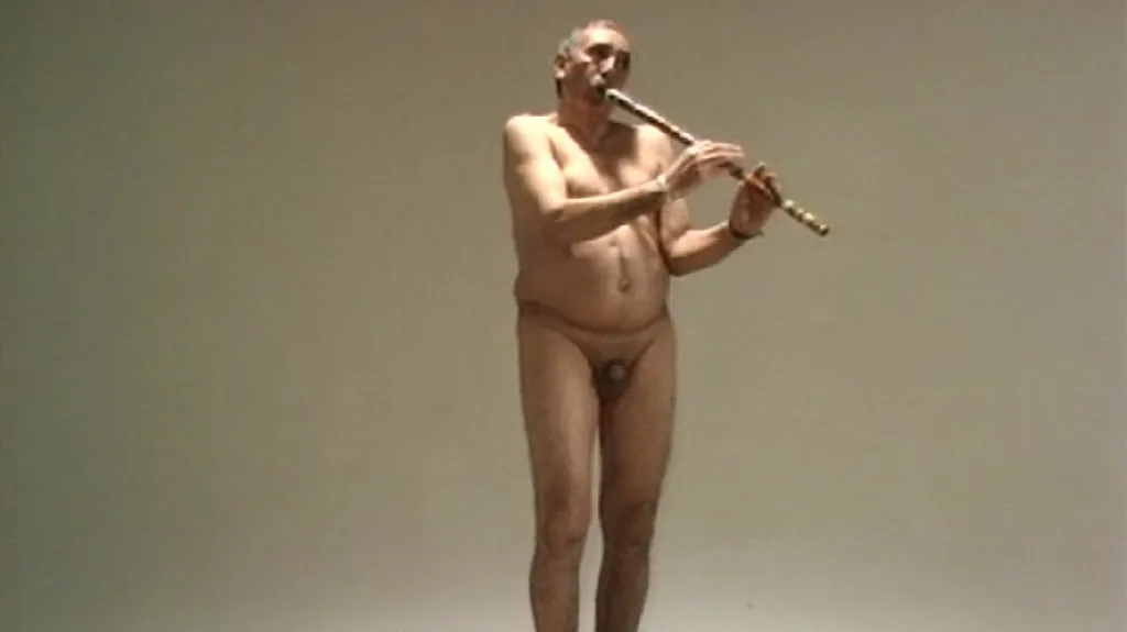Adel Abdessemed / Hráč na flétnu, 1996