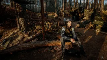 Ukrajinský voják, listopad 2023