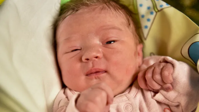 Prvním dítětem narozeným v roce 2018 v Praze je Eliška Kašparová