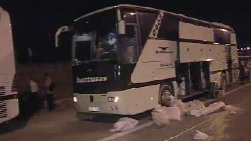 Havárie autobusu ve Španělsku