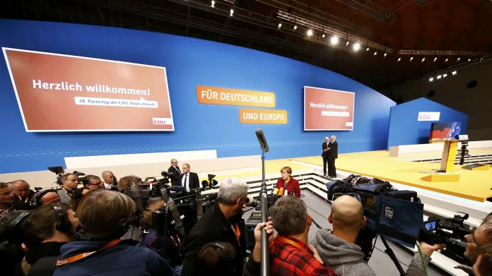 V Karlsruhe začal sjezd německé CDU