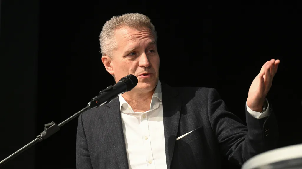 Europoslanec z AfD Petr Bystroň na snímku z ledna 2024