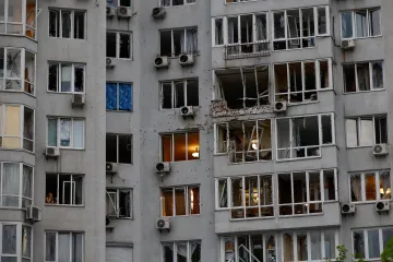 Kyjev hlásí po ruském útoku několik zraněných, mezi nimi je i dítě