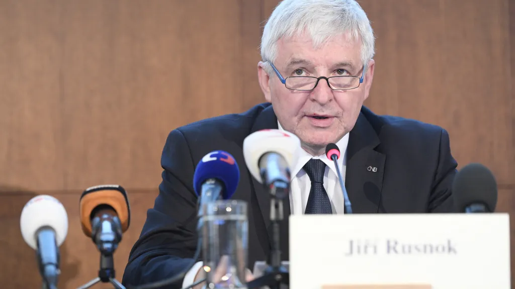 Guvernér České národní banky Jiří Rusnok