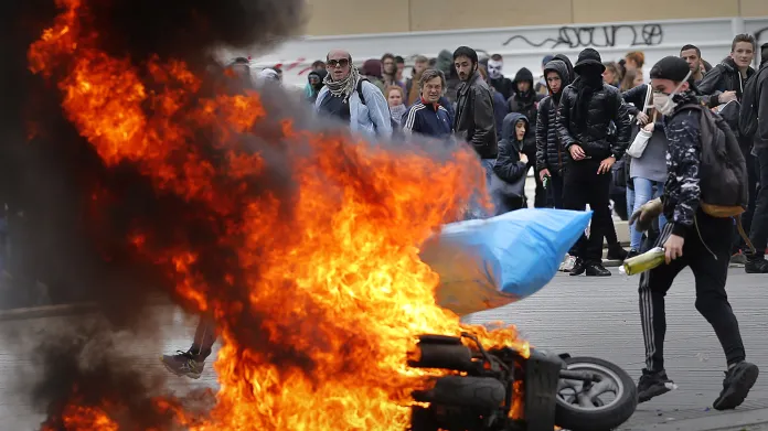 Protesty v Nantes
