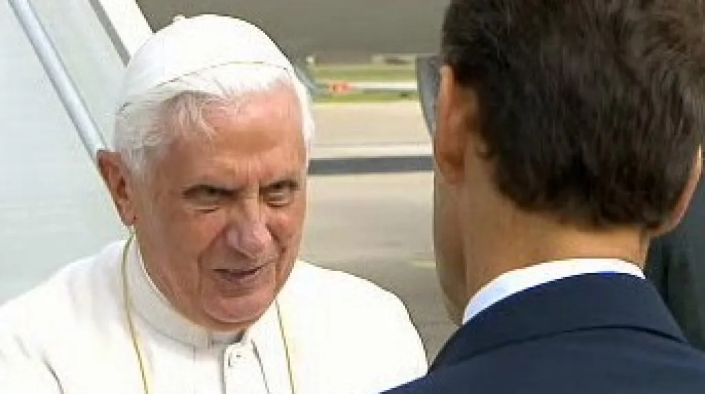 Papež Benedikt XVI. a Nicolas Sarkozy