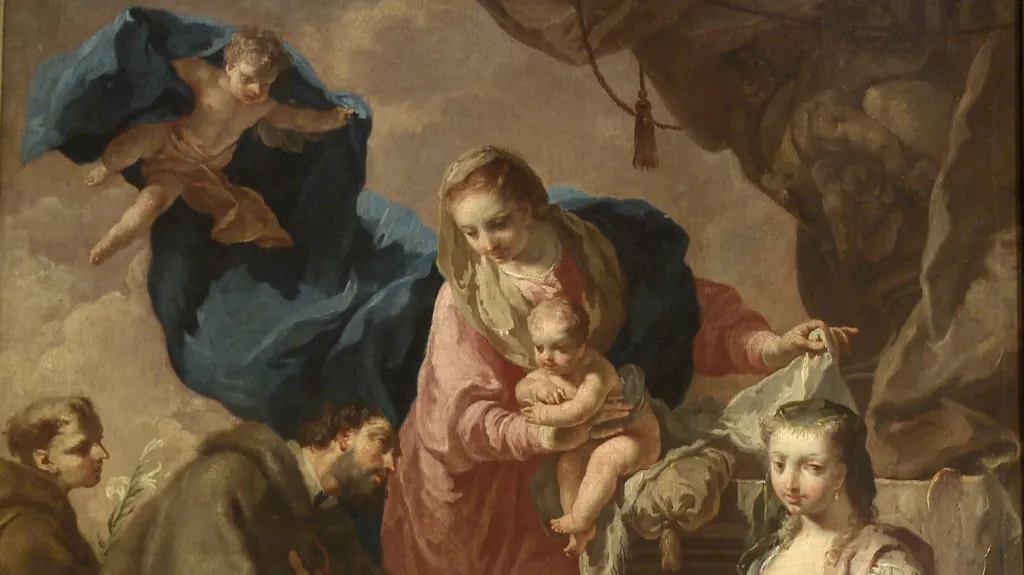 Antonín Kern / Panna Marie s Ježíškem a světci