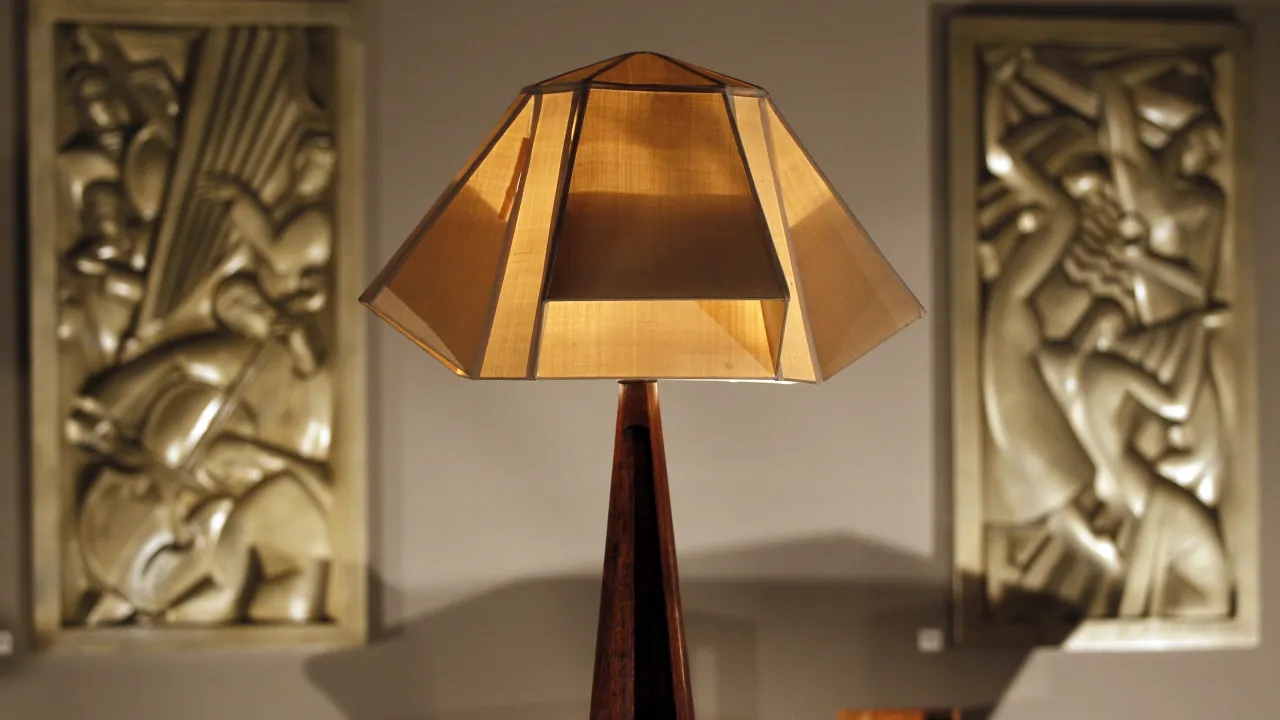 Art Deco Lamp by Pierre Chareau