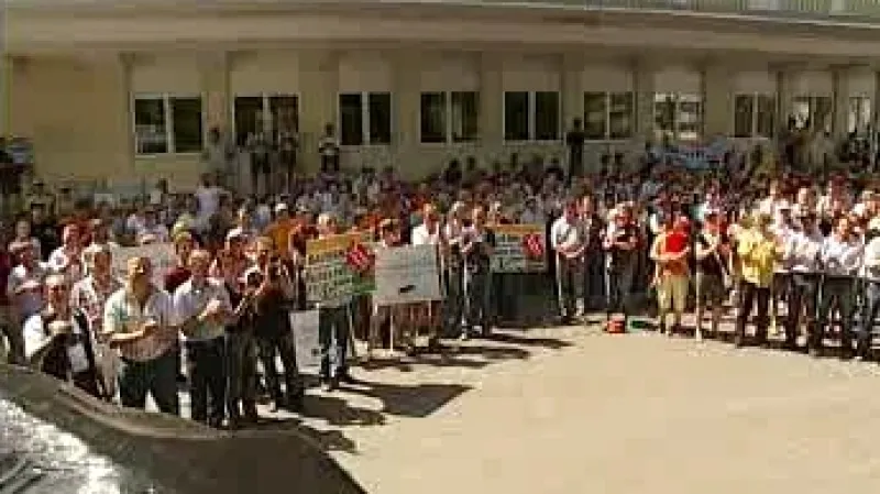 Protest německých zemědělců