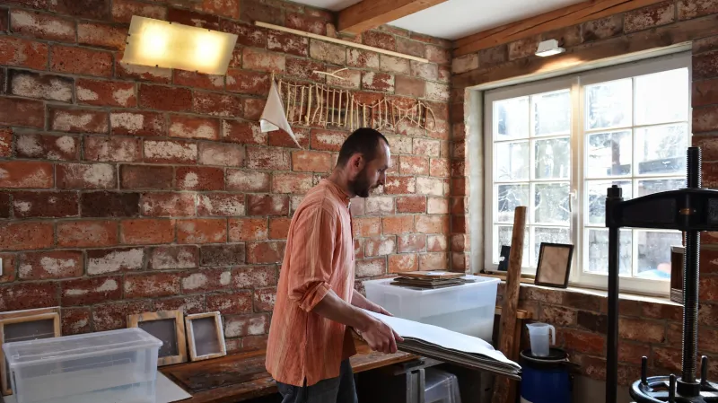 Ruční papírna Papyrea ve Zdislavě na Liberecku