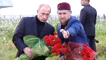 Vladimir Putin a Ramzan Kadyrov