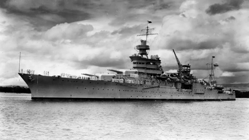 Americký křižník Indianapolis na snímku přibližně z roku 1937