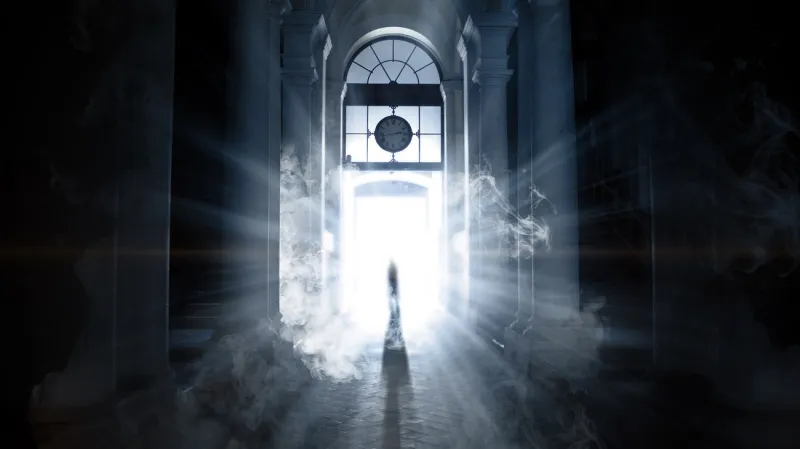 Světelná instalace Horizont událostí na Akademii Věd ČR