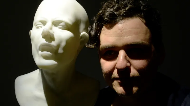 Martin Janecký se svým dílem