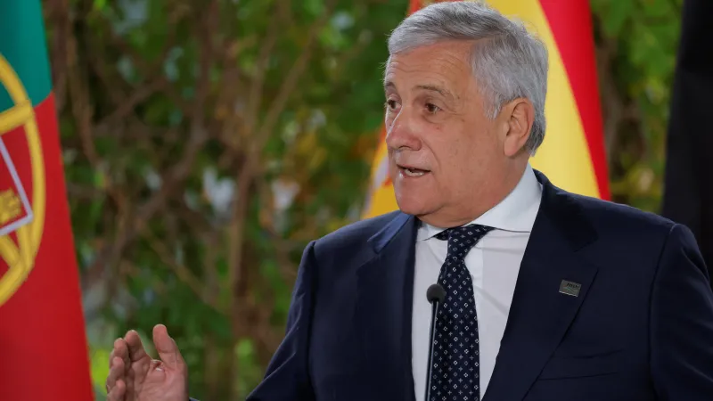Antonio Tajani na snímku z 20. října 2025