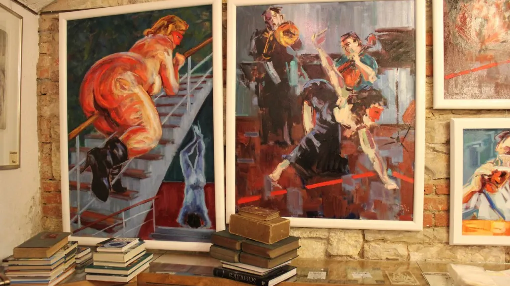 Výstava Jindřicha Bílka v Prvním podzemním antikvariátu