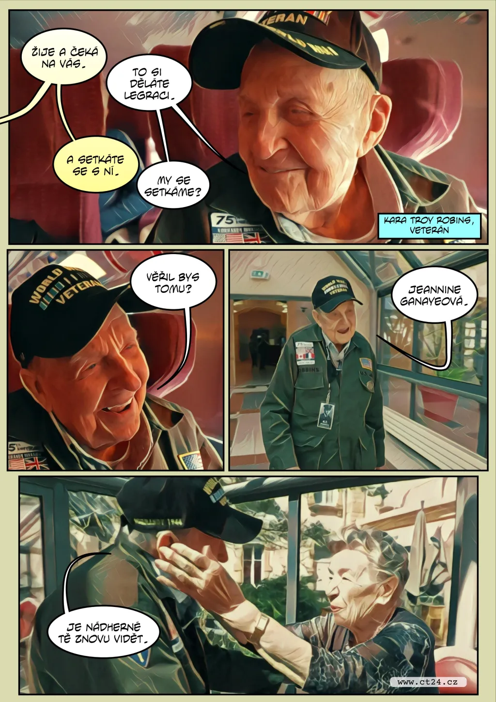 Komiks: Americký veterán našel ztracenou lásku