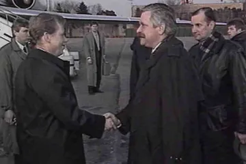 30 let zpět: Václav Havel na dvoudenní oficiální návštěvě v Rusku