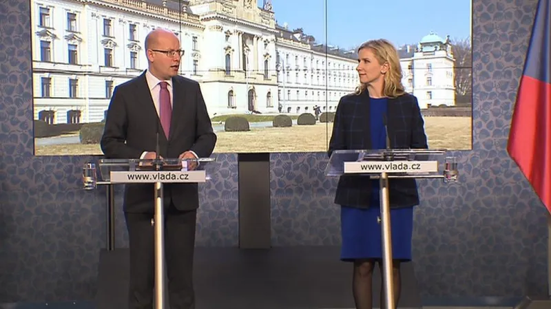 Bohuslav Sobotka a Kateřina Valachová (oba ČSSD)