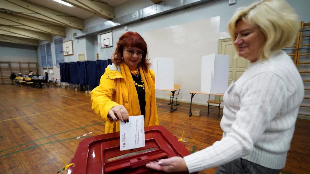 Parlamentní volby v lotyšské Rize