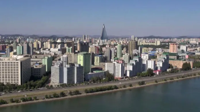 Panorama Pchjongjangu po faceliftu