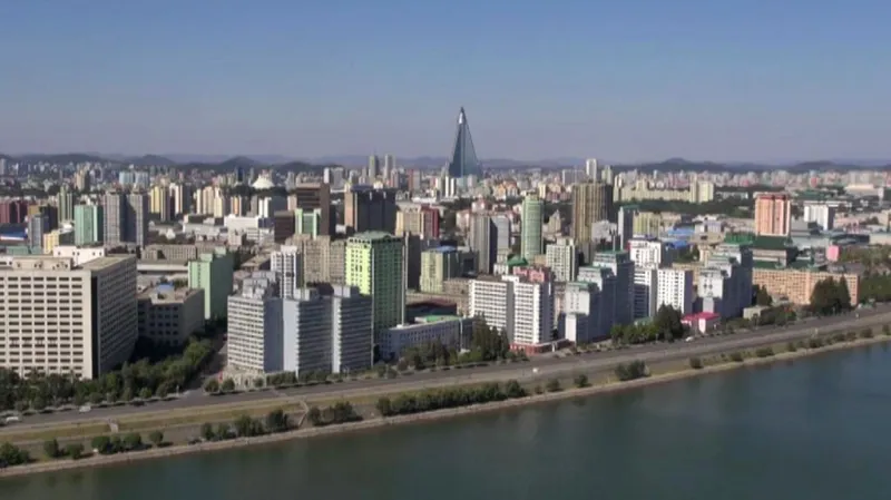 Panorama Pchjongjangu po faceliftu