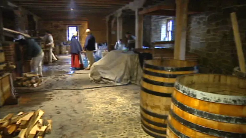 Palírna založená Georgem Washingtonem ve Virginii