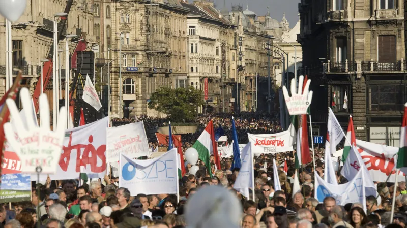 Protesty v Maďarsku