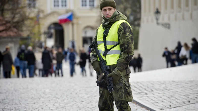 Voják na Pražském hradě