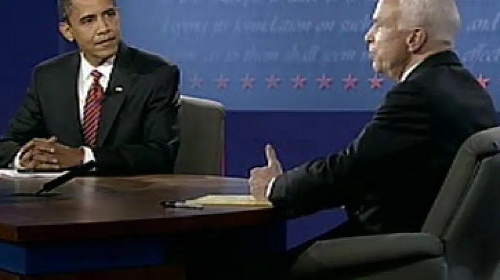 Debata Baracka Obamy a Johna McCaina