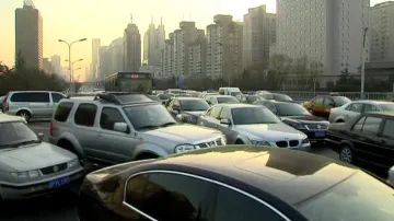 Dopravní zácpa v Pekingu
