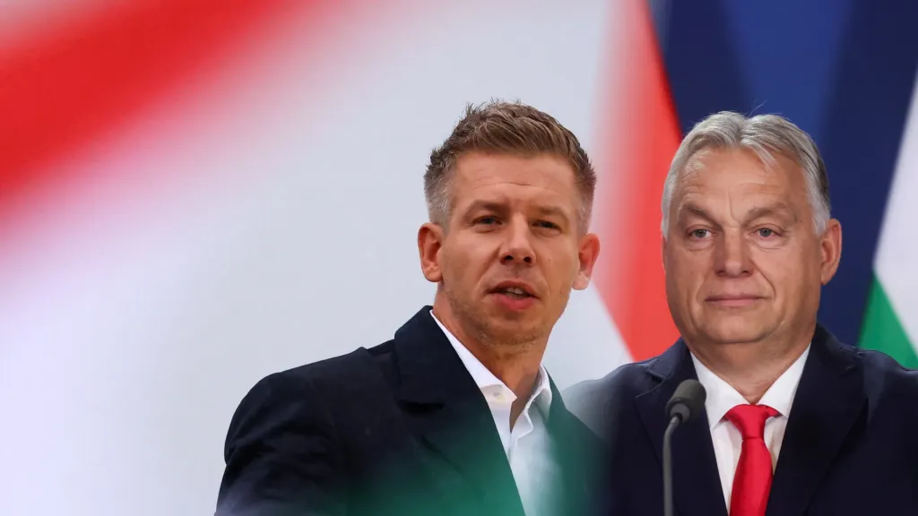 Péter Magyar a Viktor Orbán