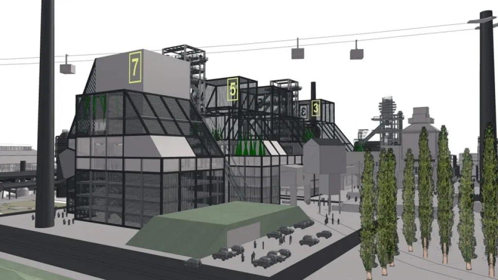 Návrh vědecké knihovny v Ostravě